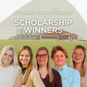 the Minnesota Pork Board scholarship winners