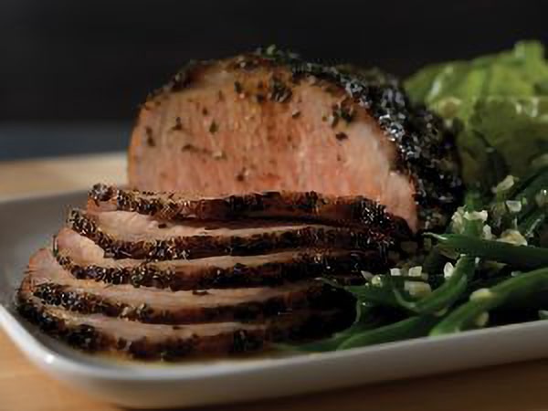 herb crusted pork roast